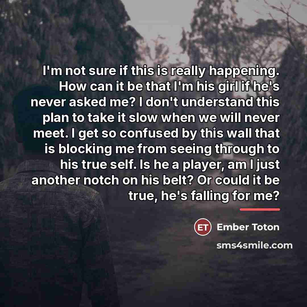 “I'm not sure if this is really happening. How can…” quote by Ember Toton