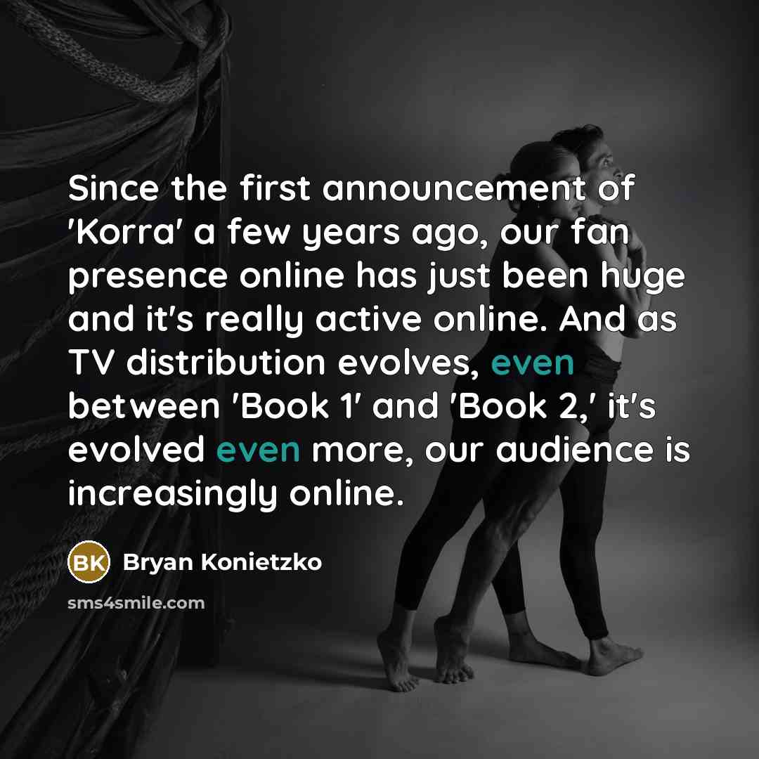 “Since the first announcement of 'Korra' a few years ago,…” quote by Bryan Konietzko