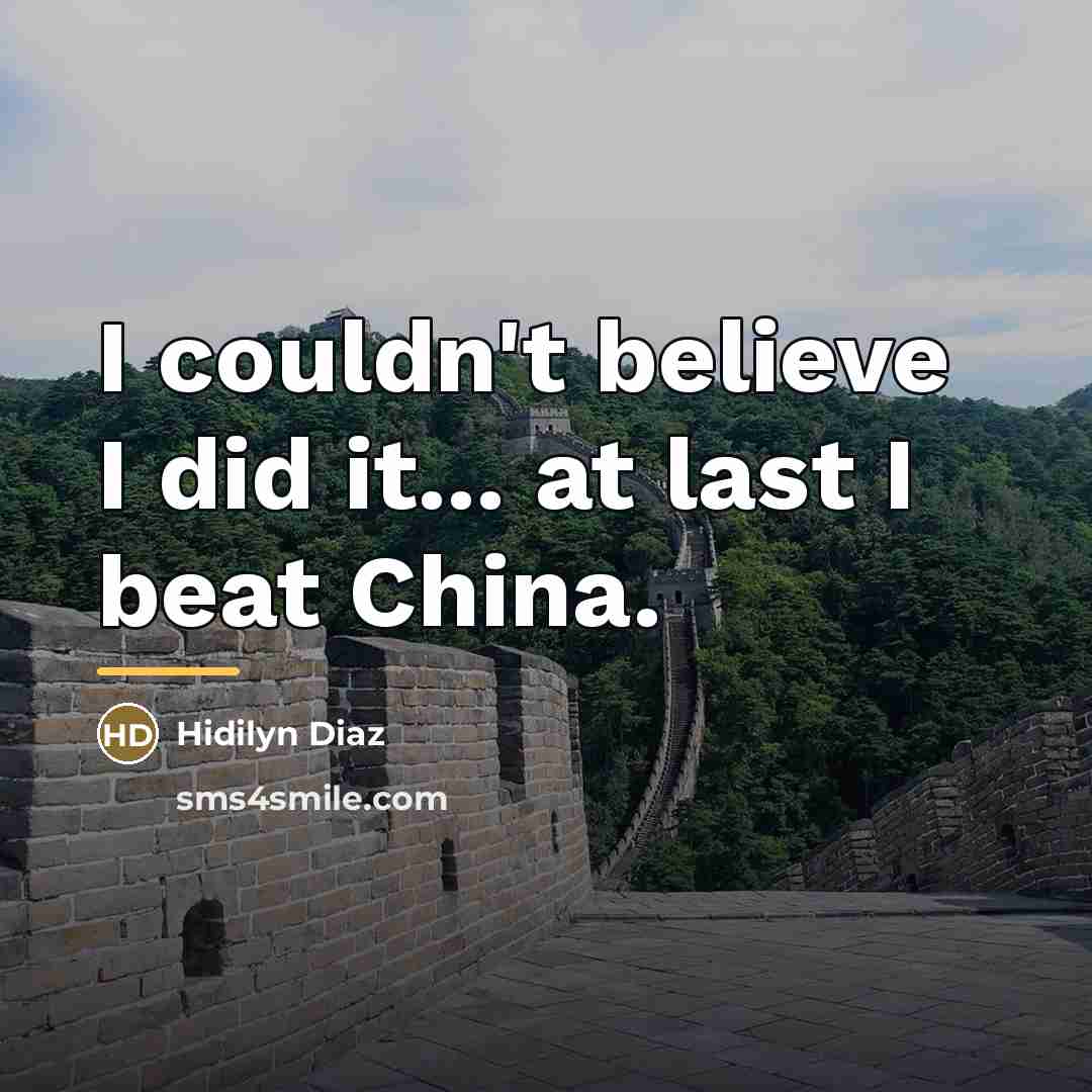 “I couldn't believe I did it... at last I beat…” quote by Hidilyn Diaz