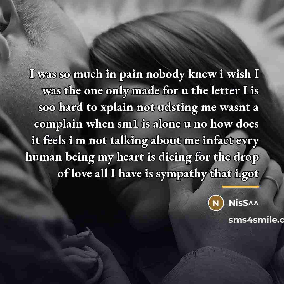 “I was so much in pain nobody knew i wish…” quote by Anonymous
