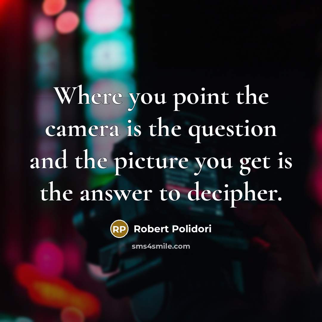 “Where you point the camera is the question and the…” quote by Robert Polidori