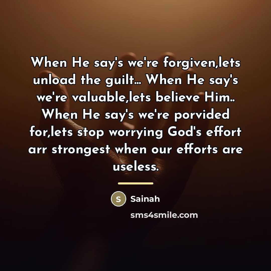 “When He say's we're forgiven,lets unload the guilt... When He…” quote by Sainah