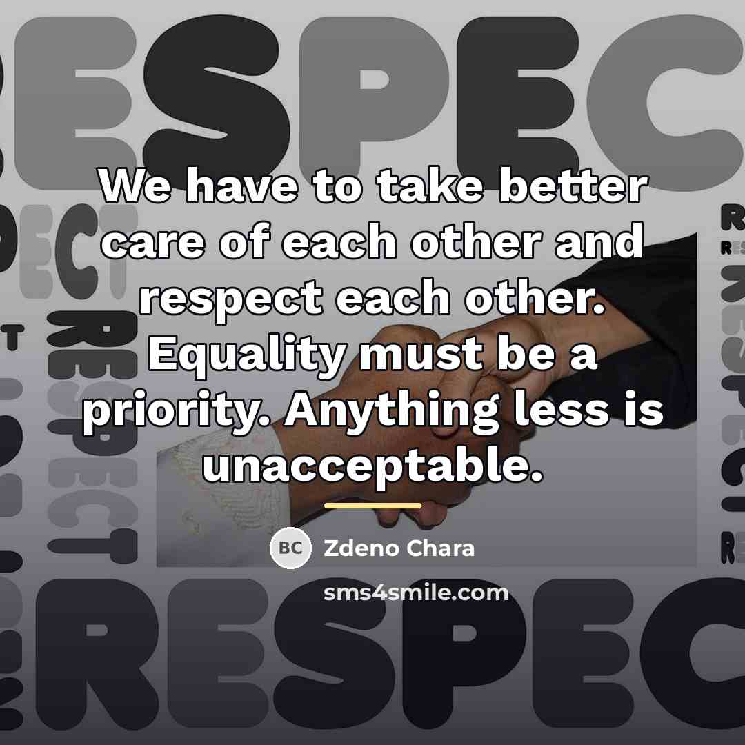 “We have to take better care of each other and…” quote by Zdeno Chara