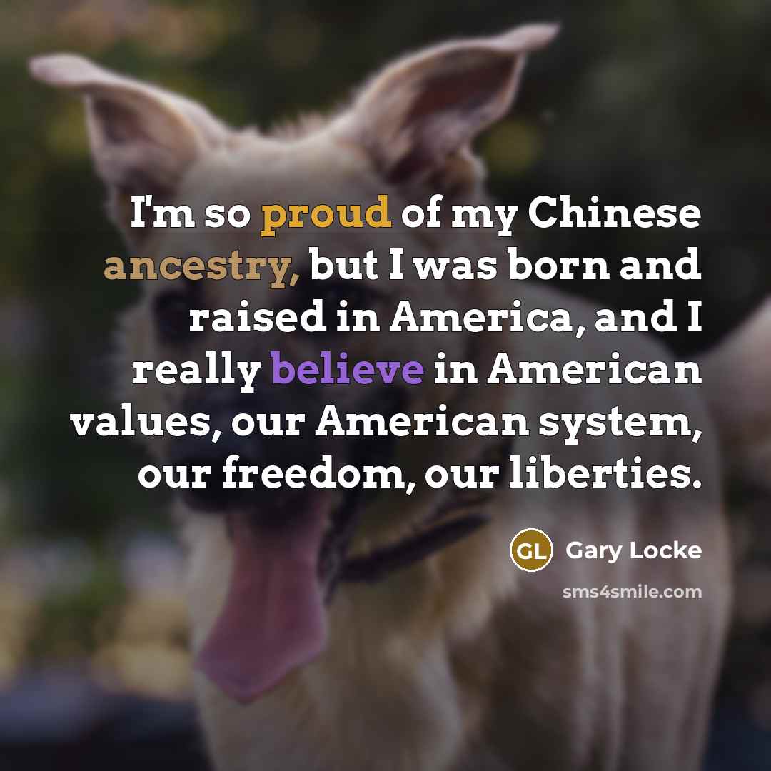 “I'm so proud of my Chinese ancestry, but I was…” quote by Gary Locke