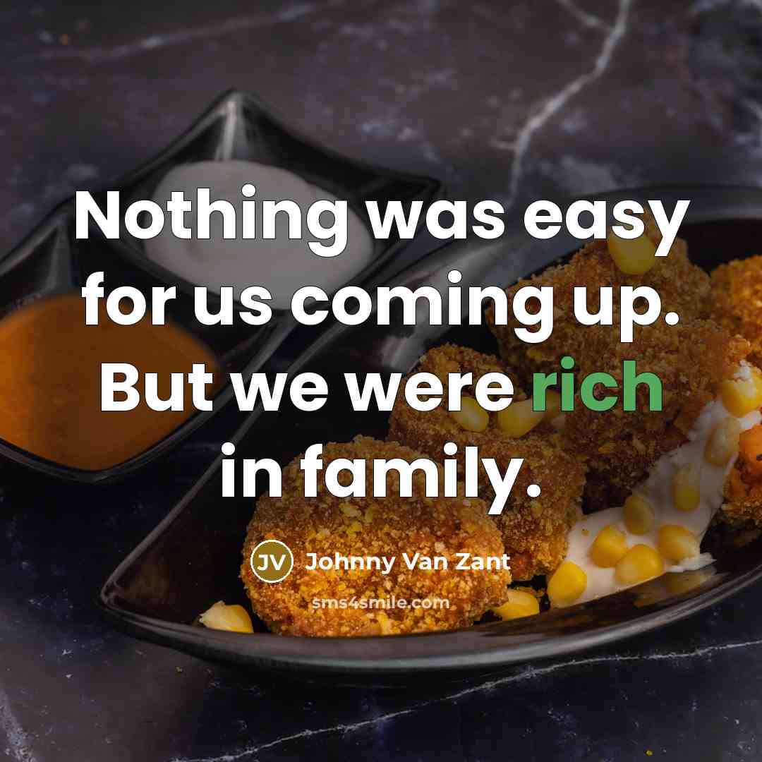 “Nothing was easy for us coming up. But we were…” quote by Johnny Van Zant