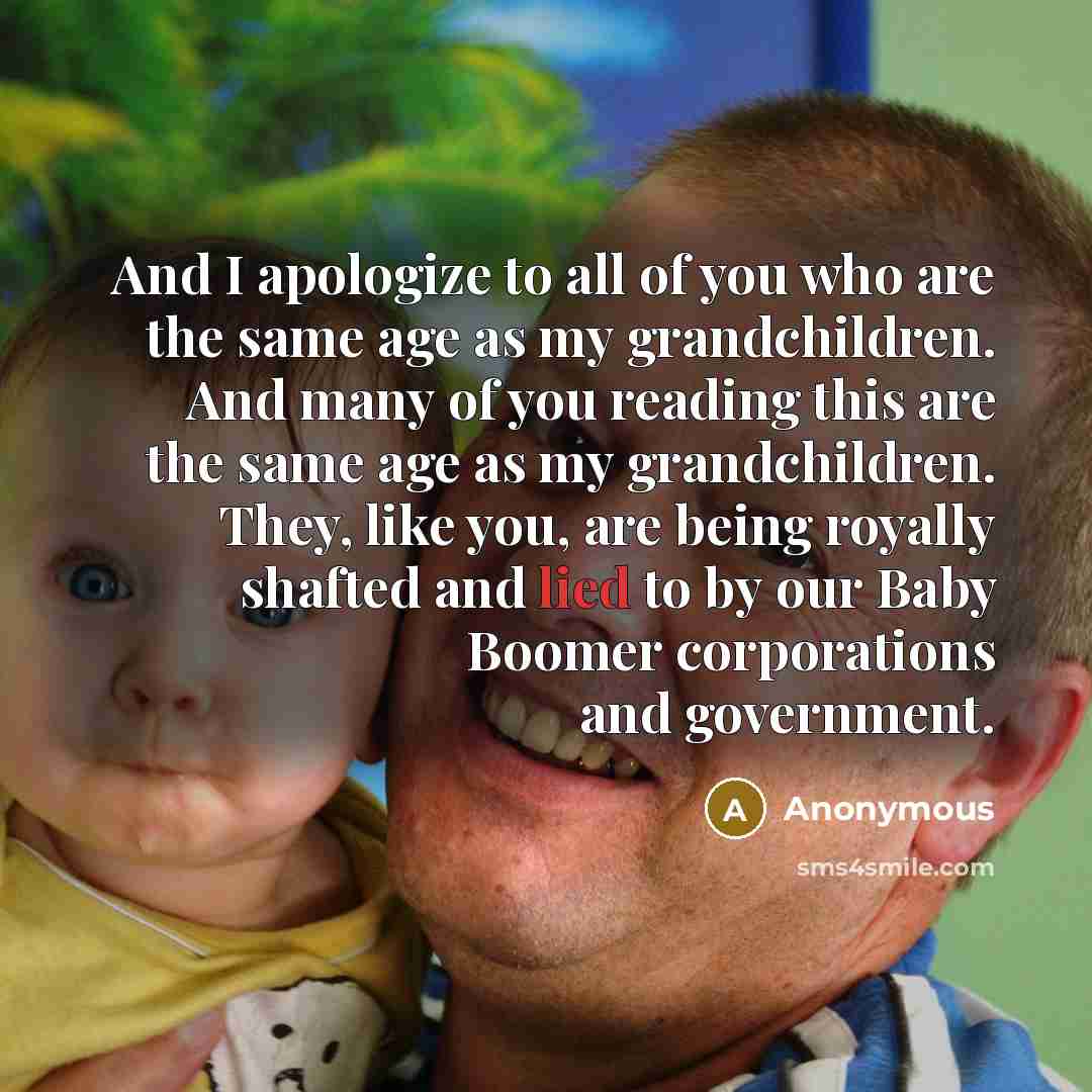 “And I apologize to all of you who are the…” quote by Anonymous
