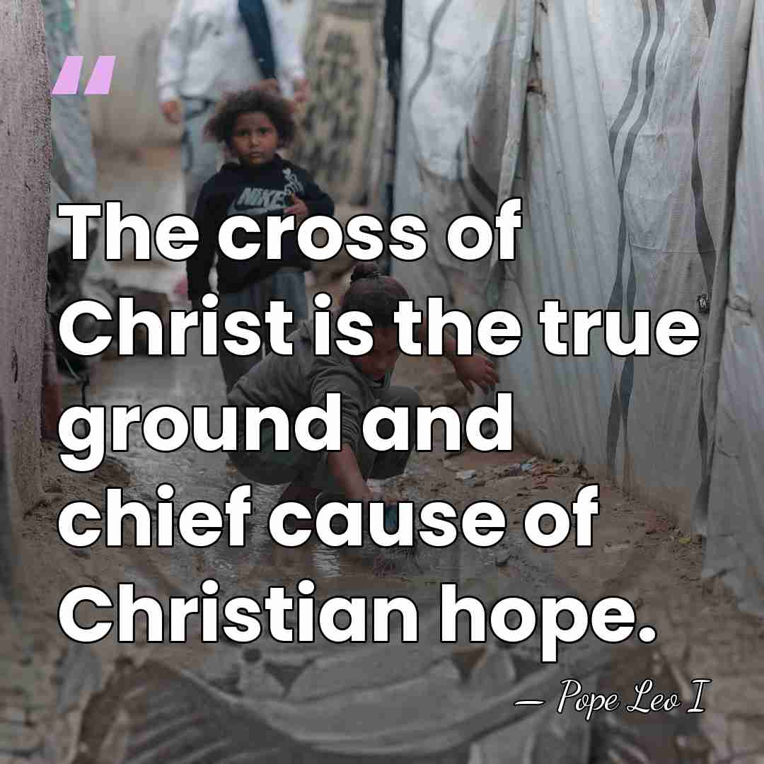 The cross of Christ is the true ground and chief cause of&hellip; - Pope Leo I