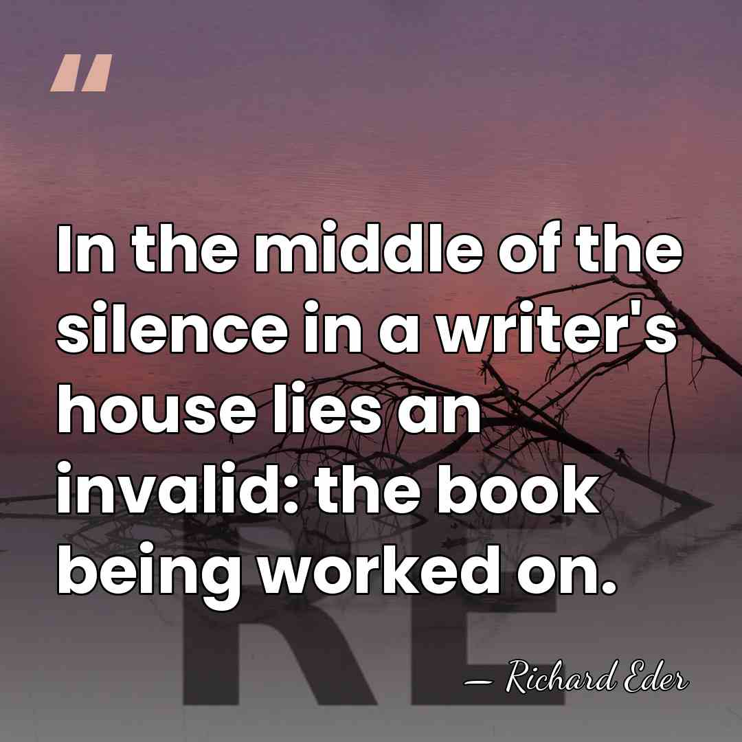 In the middle of the silence in a writer's house lies an&hellip; - Richard Eder