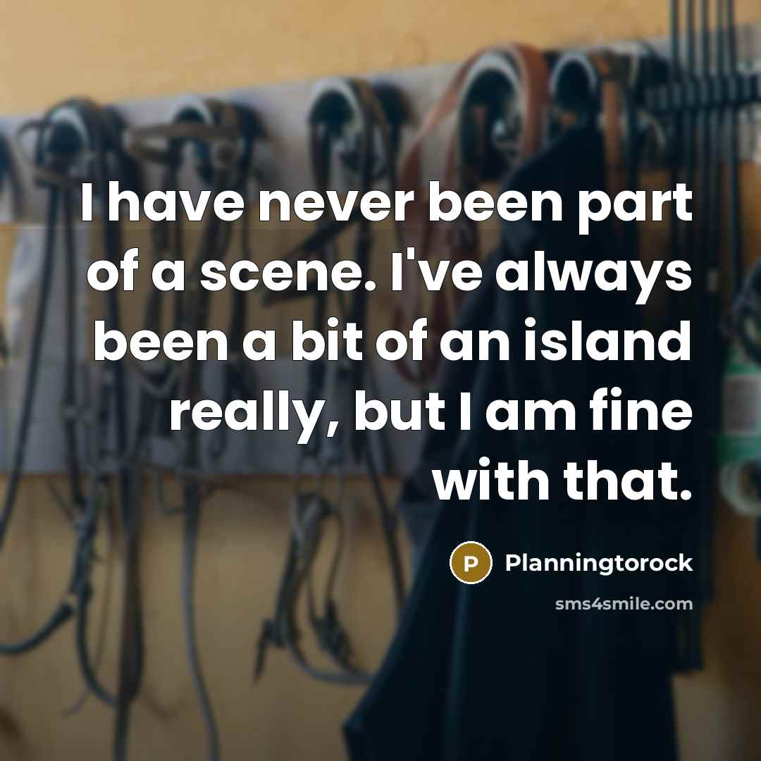 “I have never been part of a scene. I've always…” quote by Planningtorock