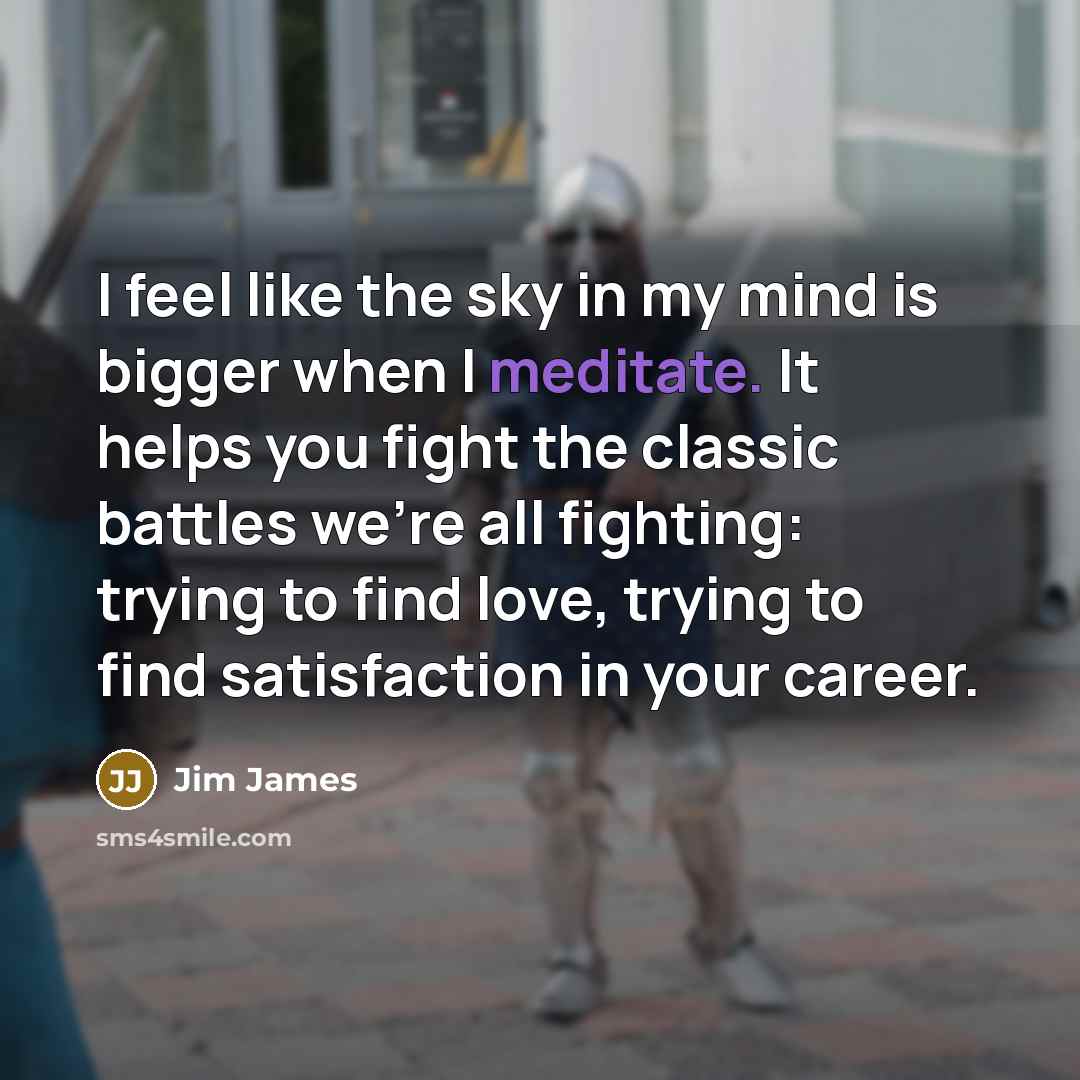 “I feel like the sky in my mind is bigger…” quote by Jim James