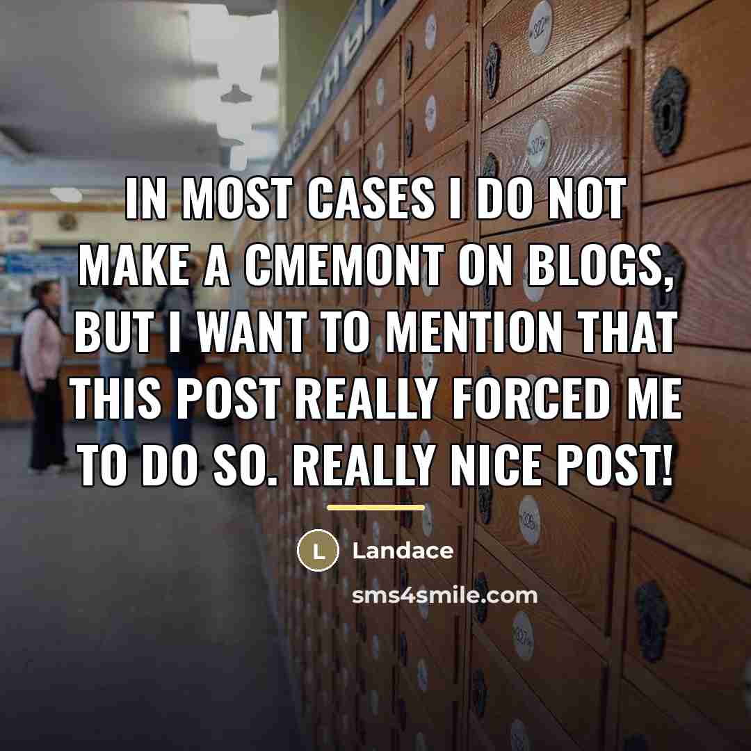 “In most cases I do not make a cmemont on…” quote by Landace