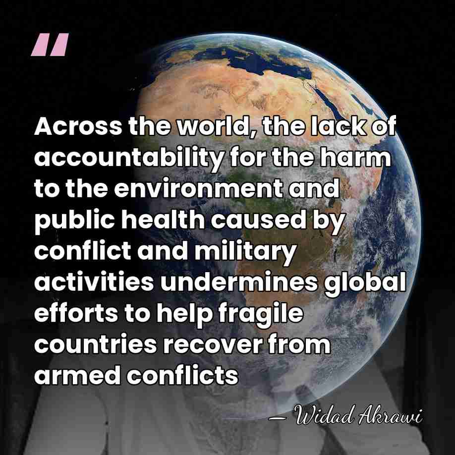 Across the world, the lack of accountability for the harm to the&hellip; - Widad Akrawi