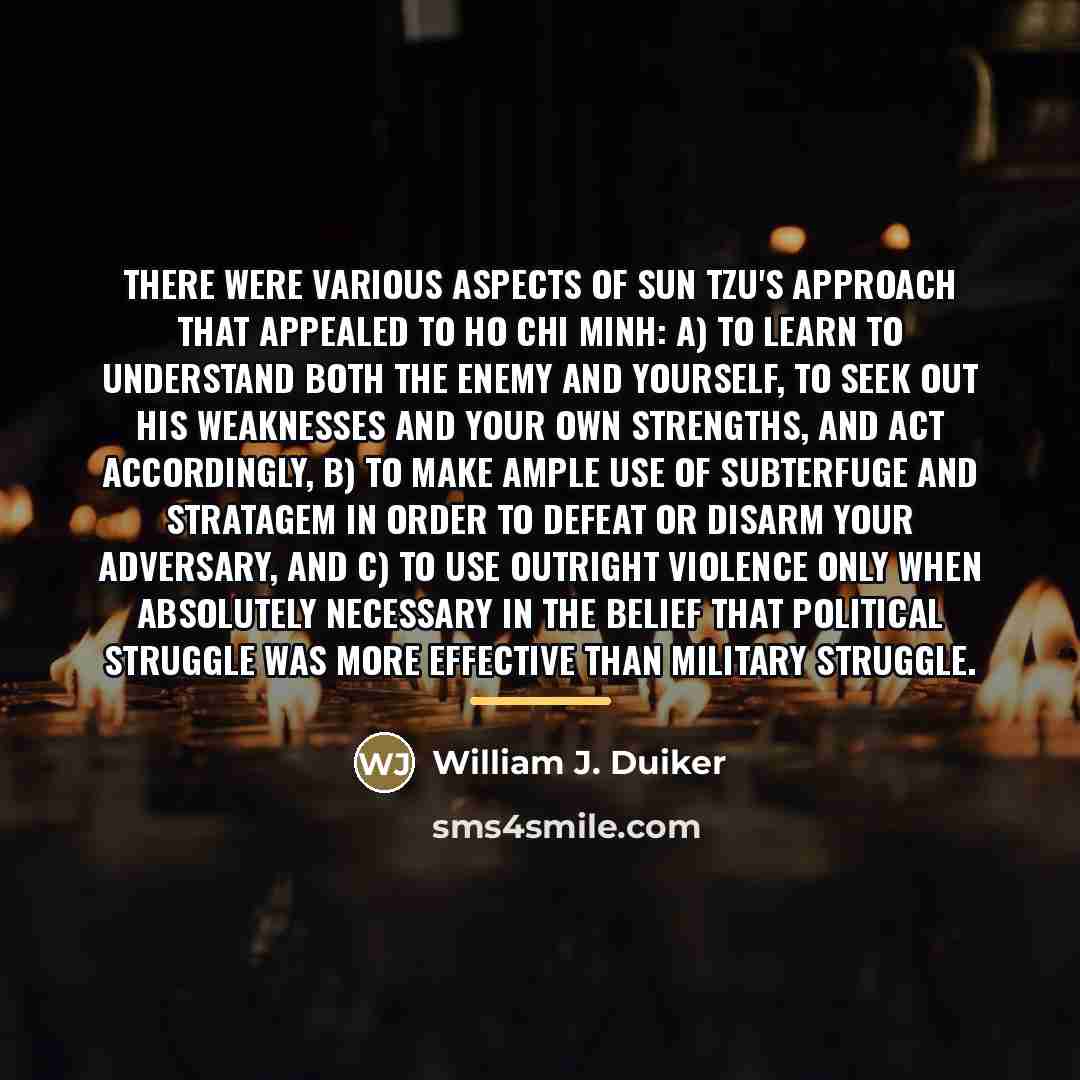 “There were various aspects of Sun Tzu's approach that appealed…” quote by William J. Duiker