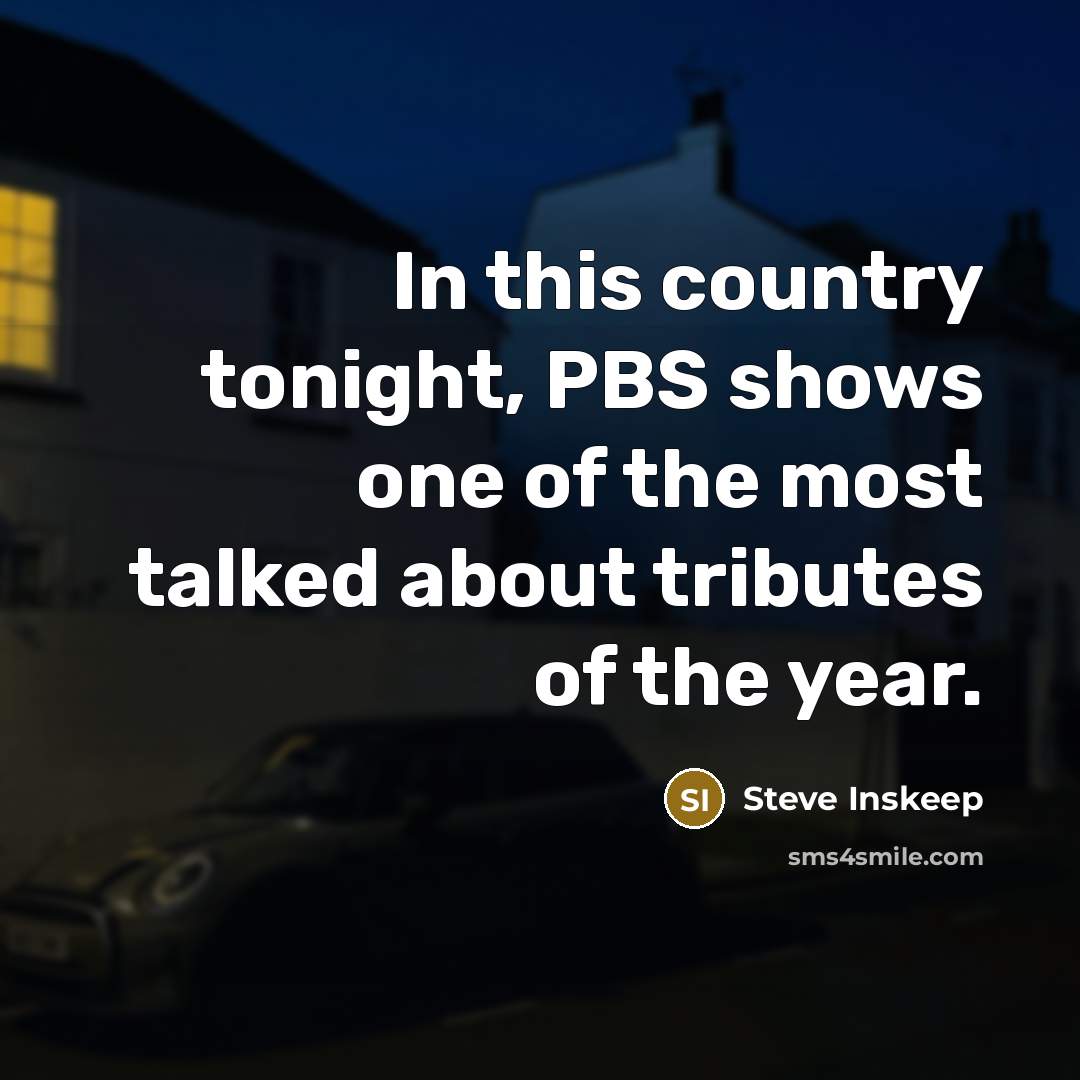 “In this country tonight, PBS shows one of the most…” quote by Steve Inskeep