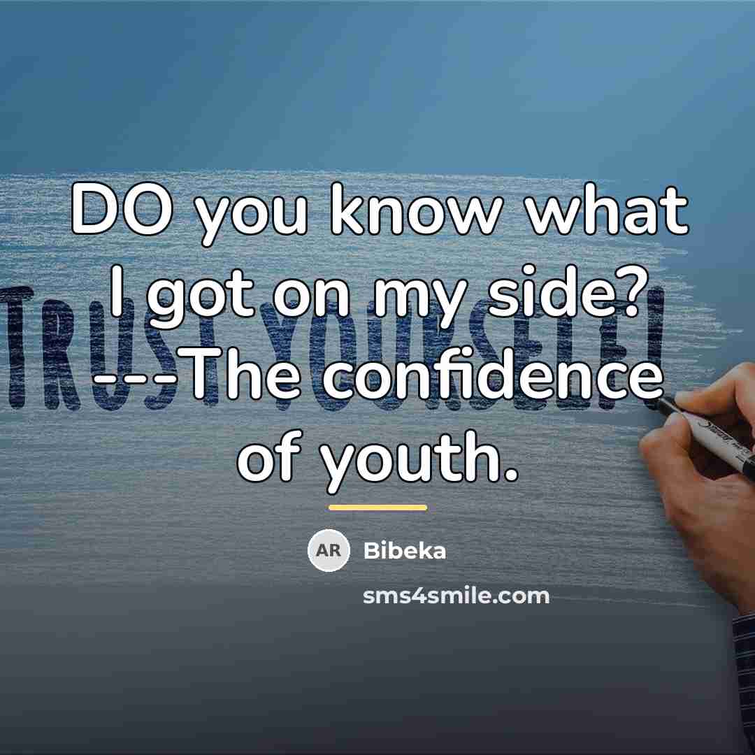 “DO you know what I got on my side? ---The…” quote by Bibeka