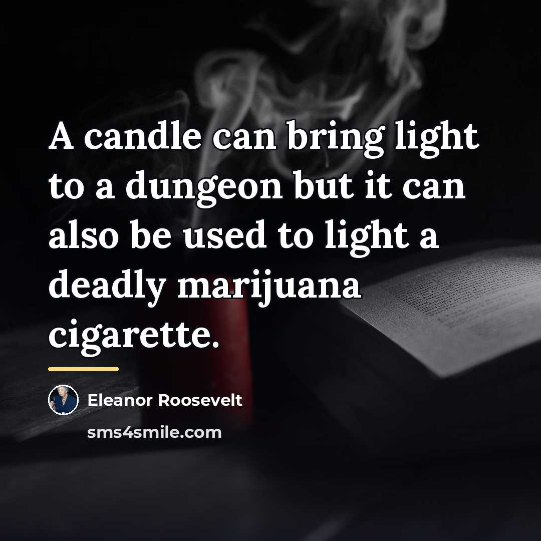 “A candle can bring light to a dungeon but it…” quote by Eleanor Roosevelt