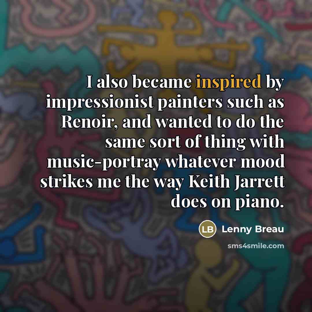 “I also became inspired by impressionist painters such as Renoir,…” quote by Lenny Breau
