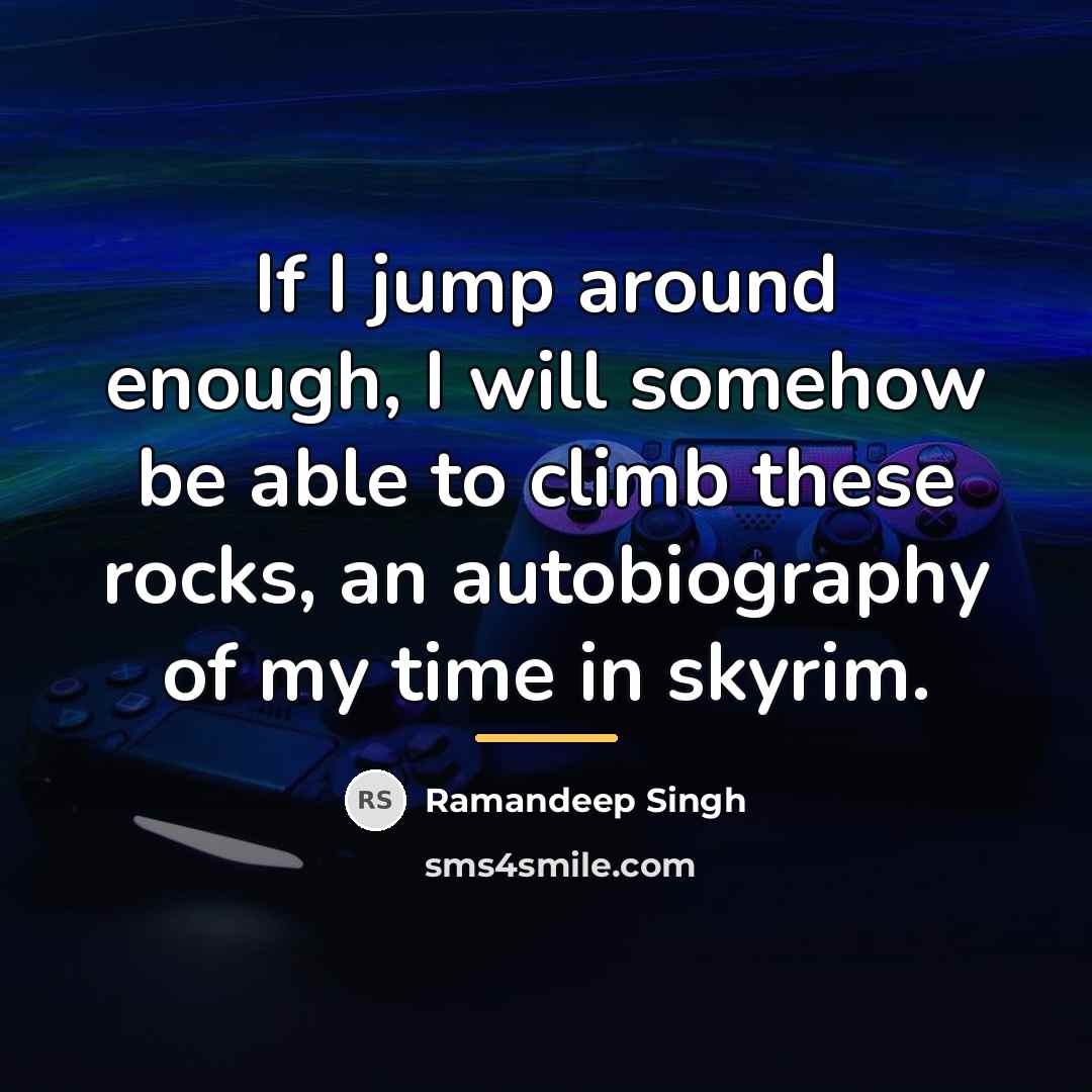“If I jump around enough, I will somehow be able…” quote by Ramandeep Singh