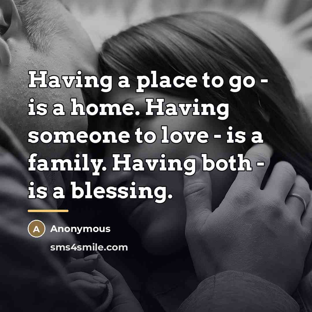 “Having a place to go - is a home. Having…” quote by Donna Hedges