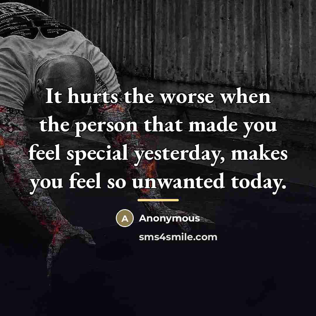 “It hurts the worse when the person that made you…” quote by Anonymous