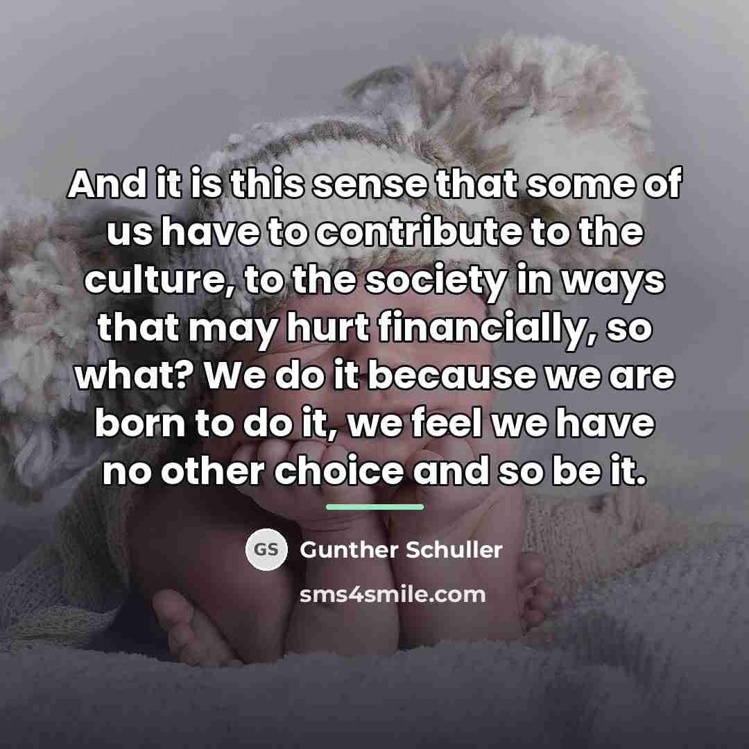 “And it is this sense that some of us have…” quote by Gunther Schuller
