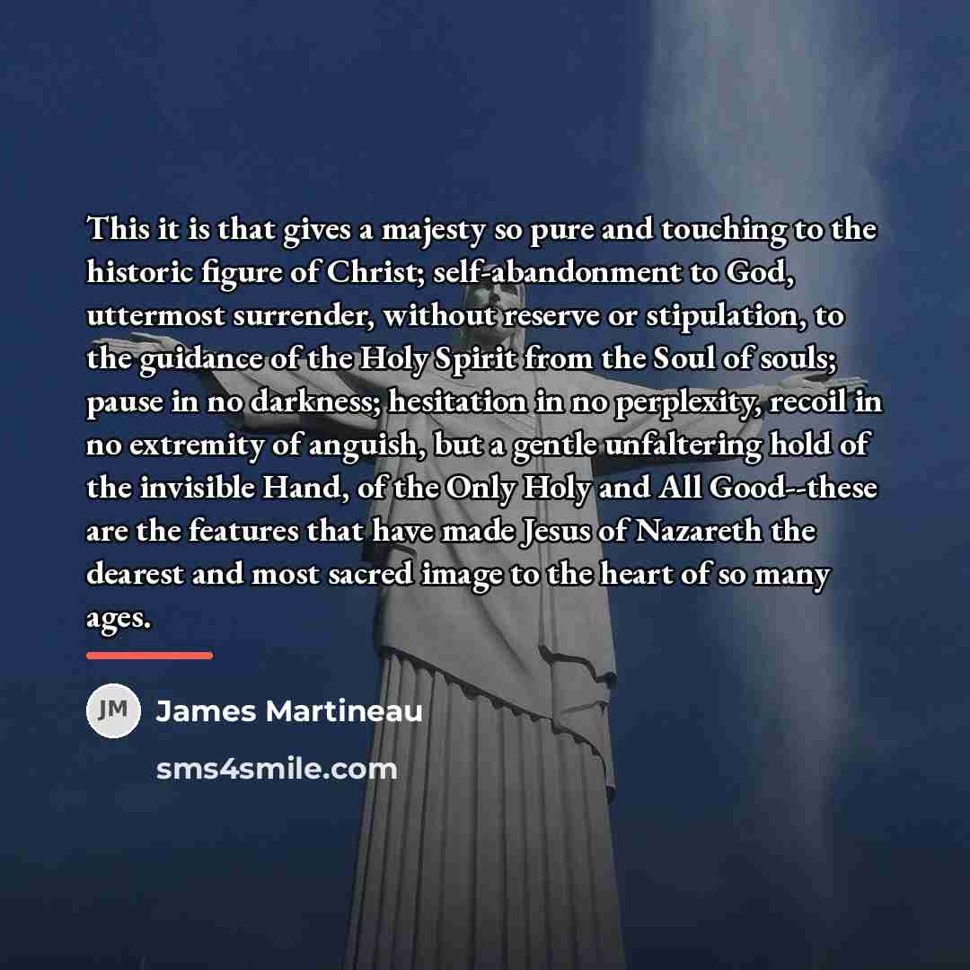“This it is that gives a majesty so pure and…” quote by James Martineau