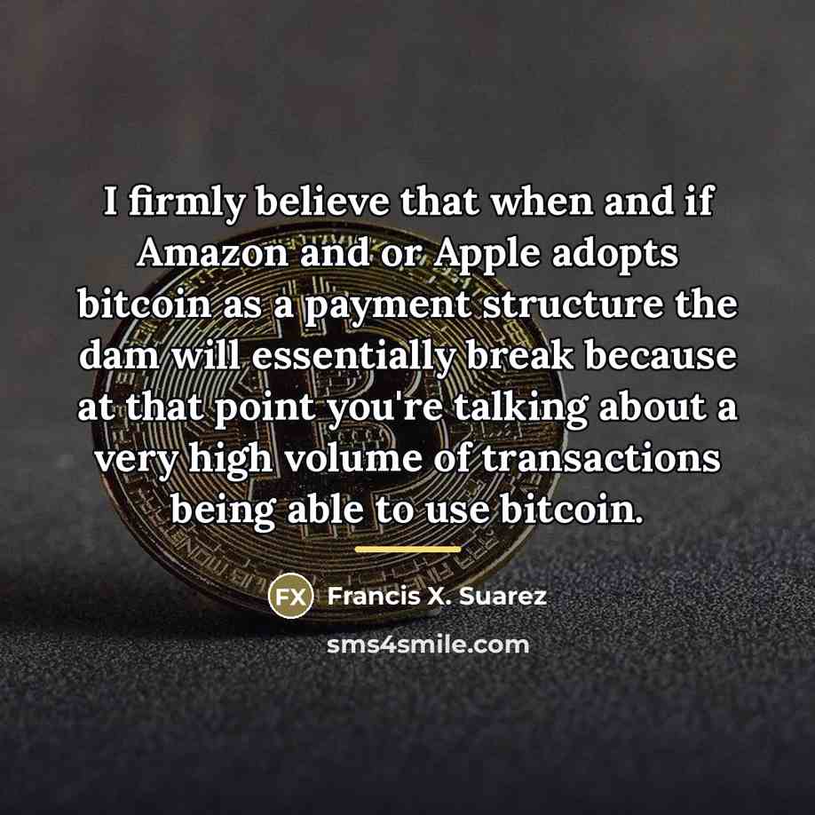 “I firmly believe that when and if Amazon and or…” quote by Francis X. Suarez