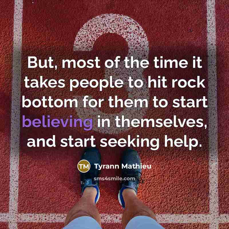 “But, most of the time it takes people to hit…” quote by Tyrann Mathieu