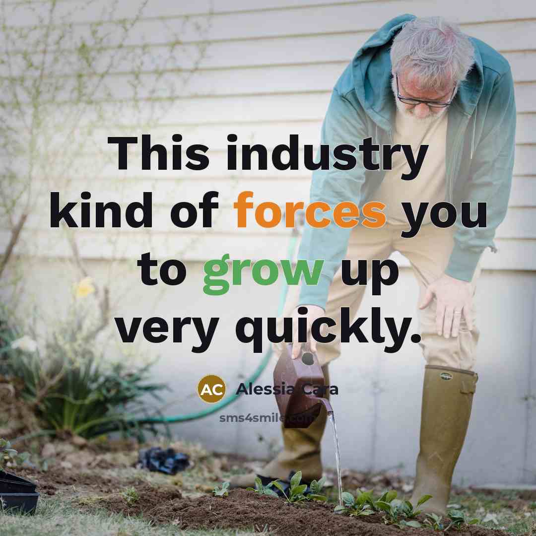 “This industry kind of forces you to grow up very…” quote by Alessia Cara
