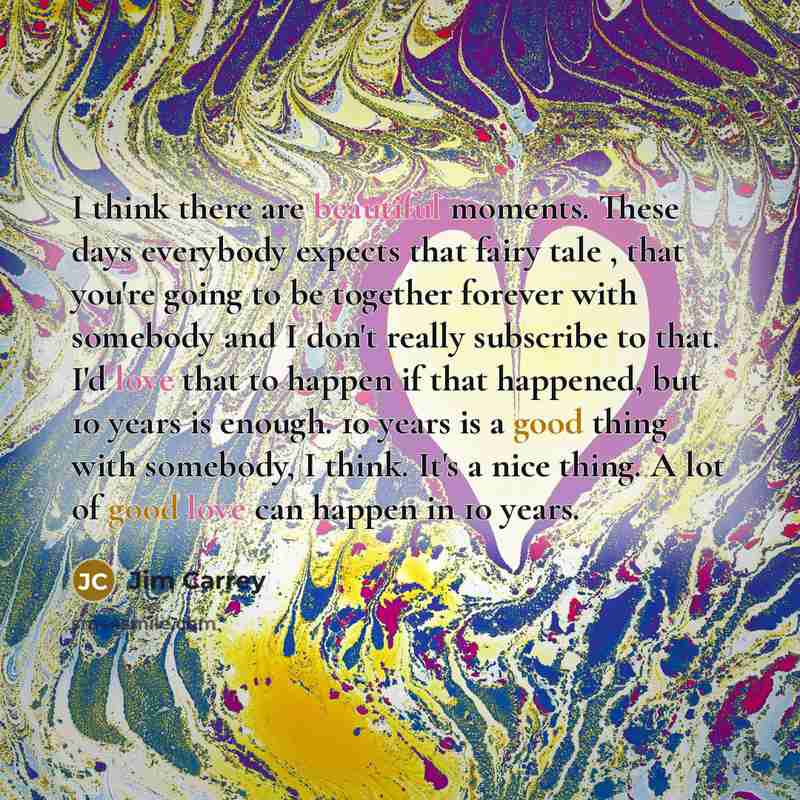 “I think there are beautiful moments. These days everybody expects…” quote by Jim Carrey