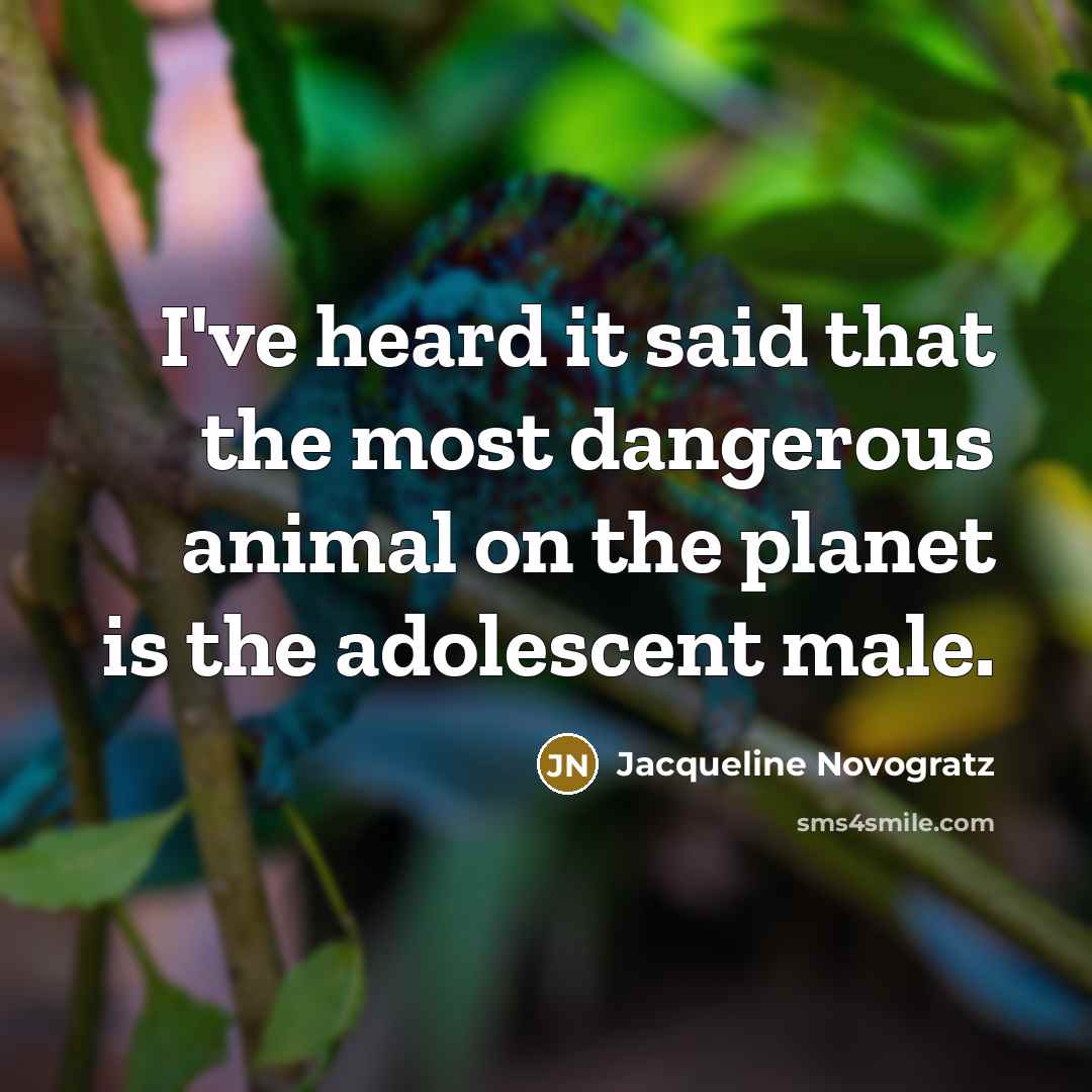 “I've heard it said that the most dangerous animal on…” quote by Jacqueline Novogratz