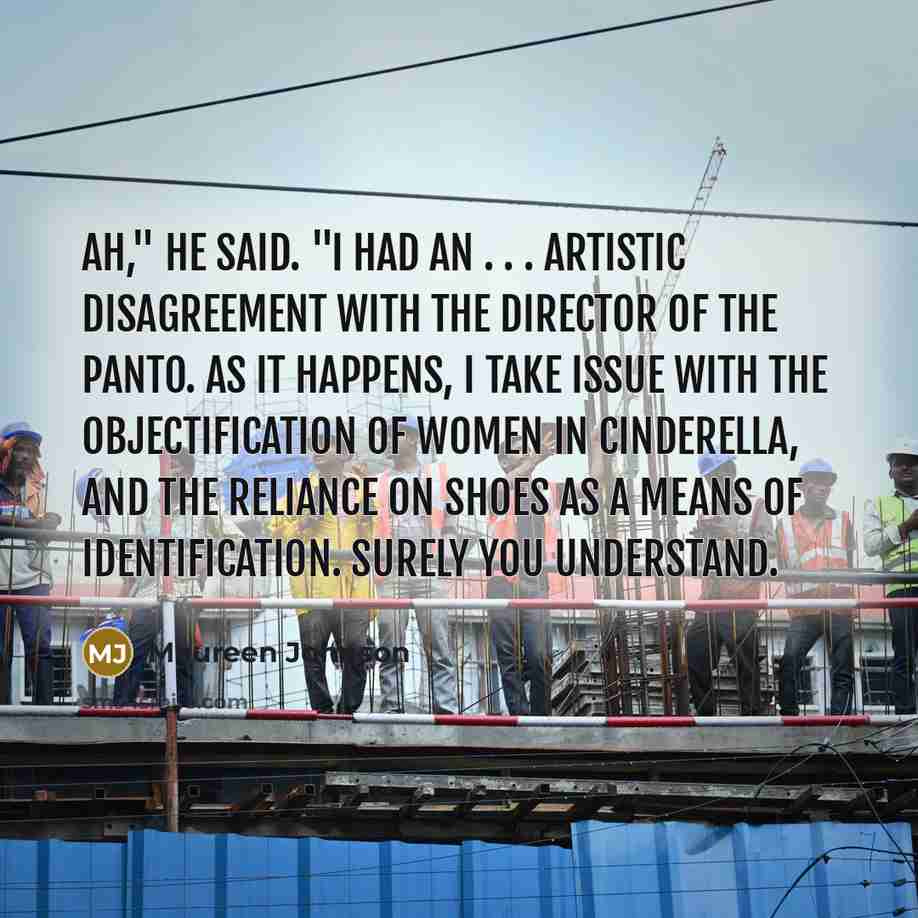 “Ah," he said. "I had an . . . artistic…” quote by Maureen Johnson