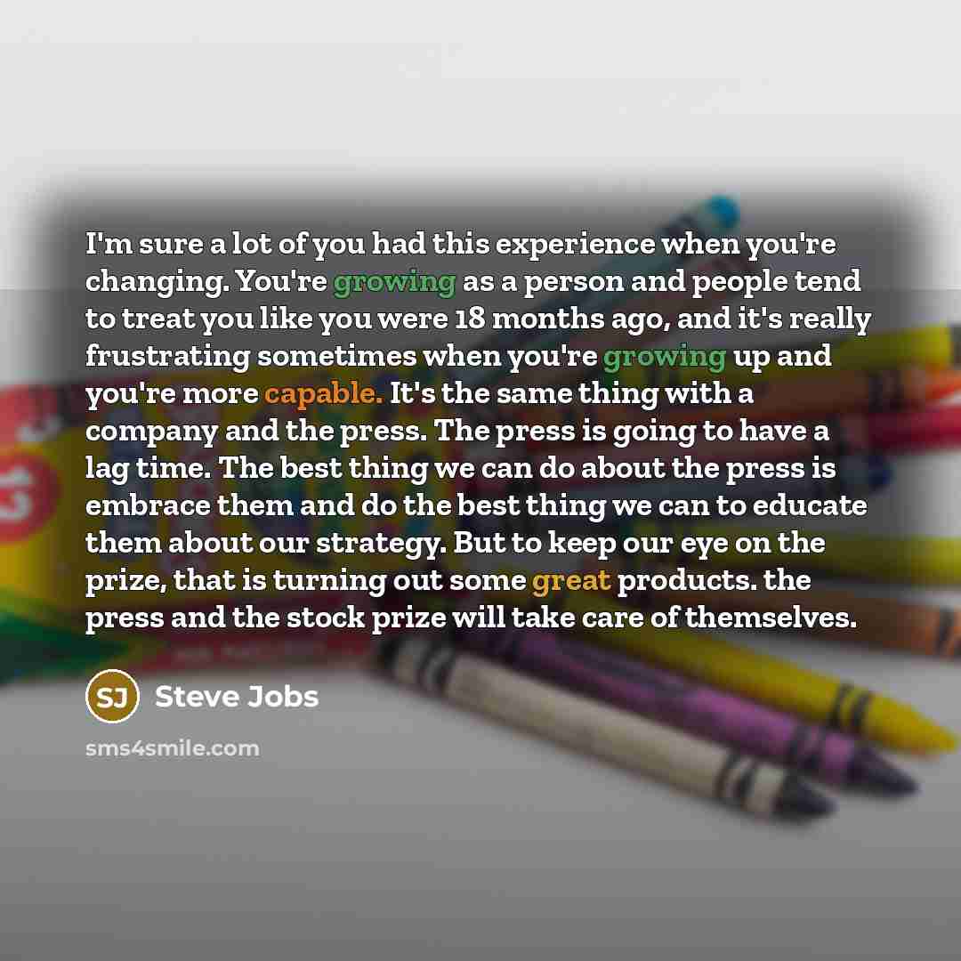 “I'm sure a lot of you had this experience when…” quote by Steve Jobs