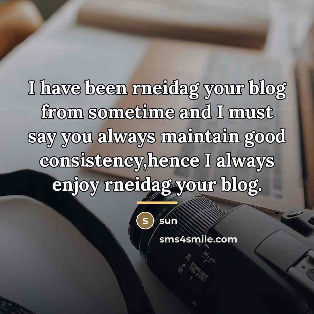 “I have been rneidag your blog from sometime and I…” quote by Sun