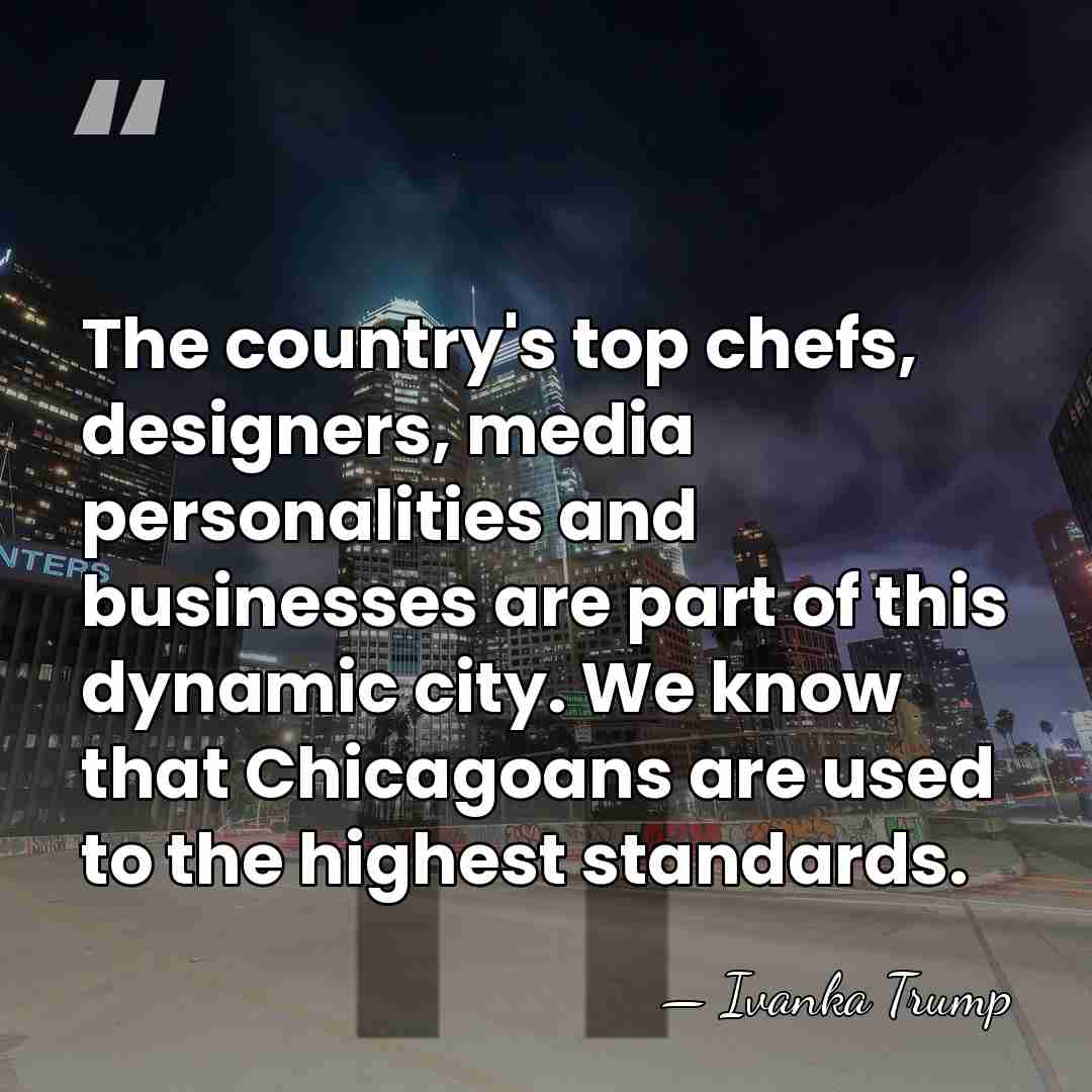 The country's top chefs, designers, media personalities and businesses are part of&hellip; - Ivanka Trump
