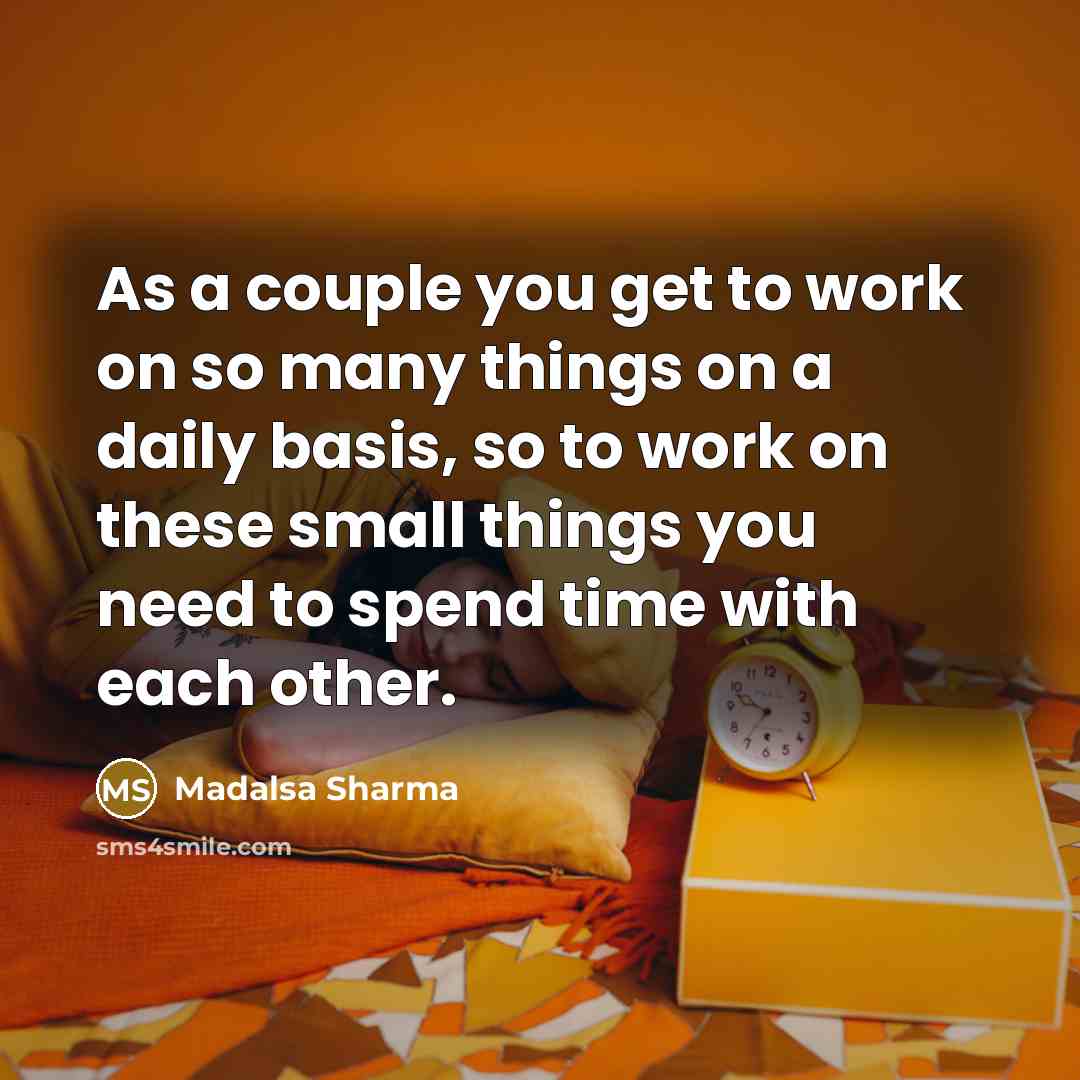 “As a couple you get to work on so many…” quote by Madalsa Sharma