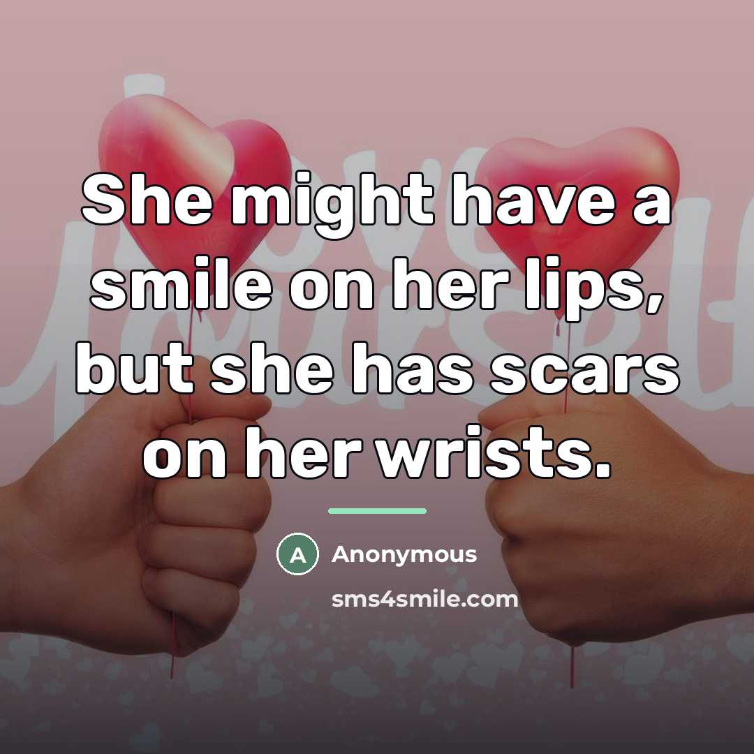“She might have a smile on her lips, but she…” quote by Anonymous