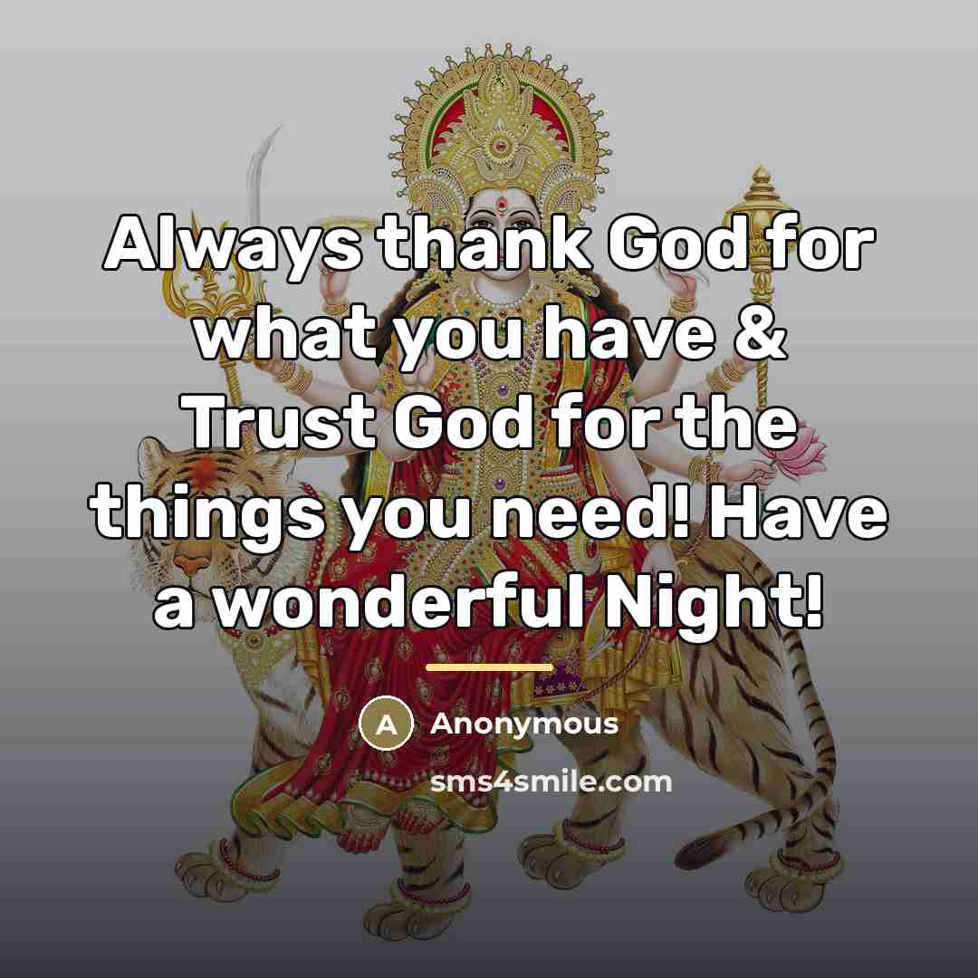 “Always thank God for what you have & Trust God…” quote by Anonymous