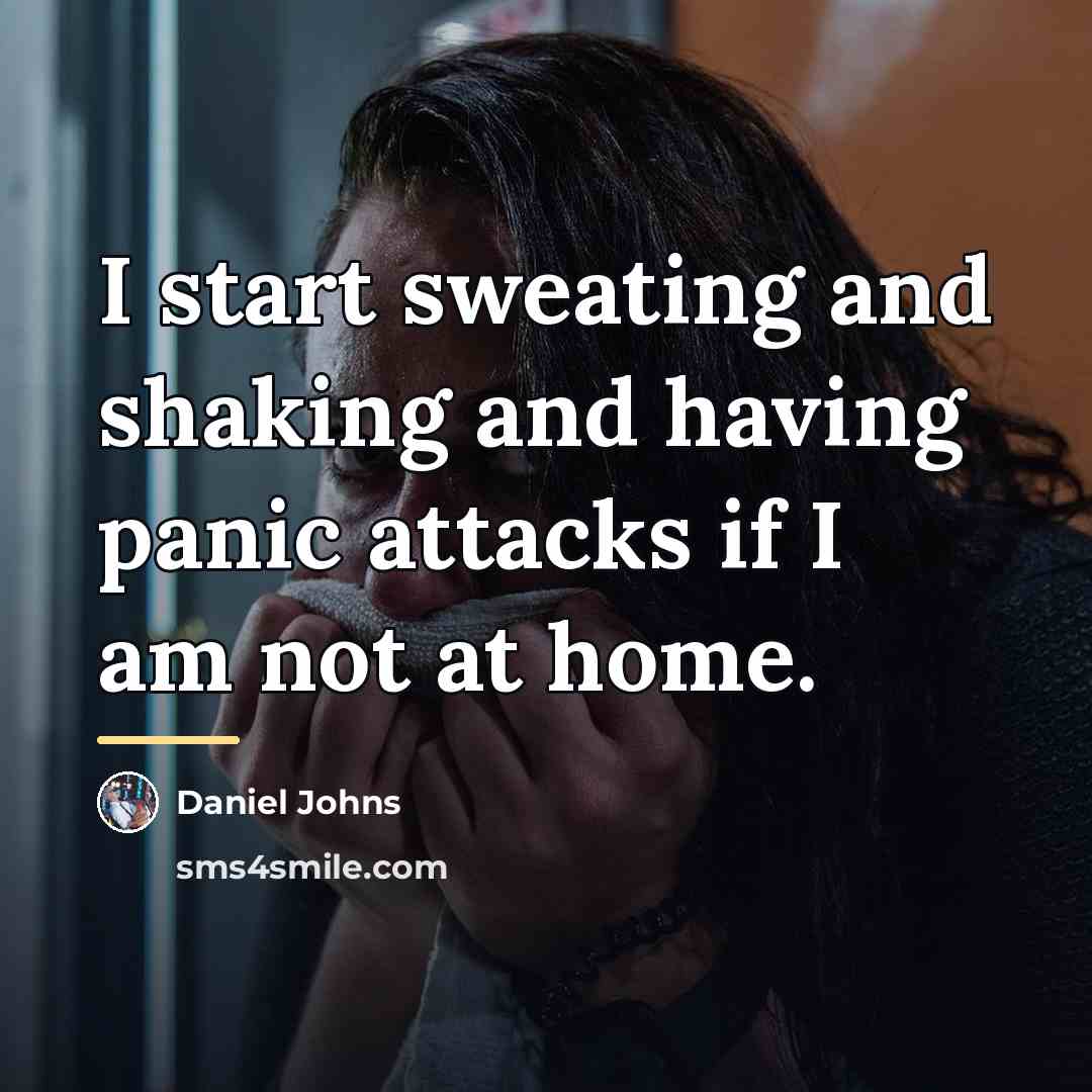 “I start sweating and shaking and having panic attacks if…” quote by Daniel Johns