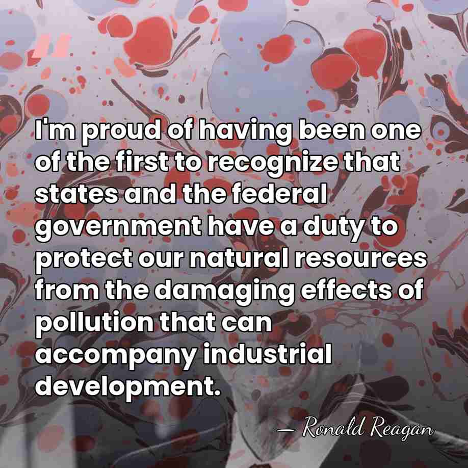 I'm proud of having been one of the first to recognize that&hellip; - Ronald Reagan