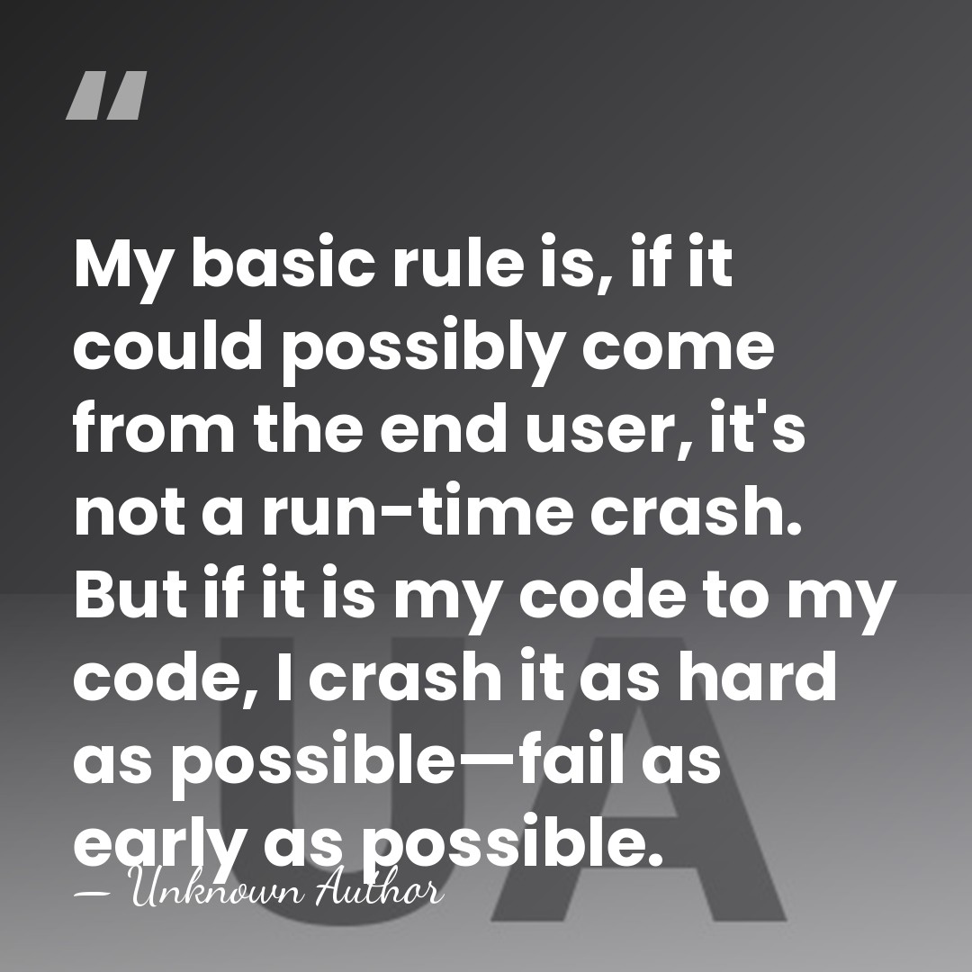 My basic rule is, if it could possibly come from the end&hellip; - Unknown Author