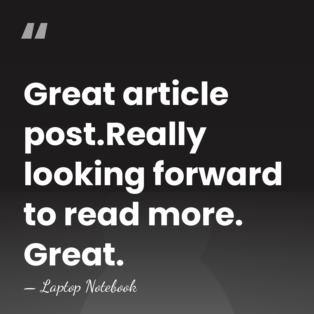 Great article post.Really looking forward to read more. Great. - Laptop Notebook