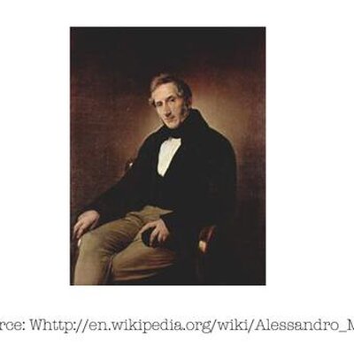Portrait of Alessandro Manzoni