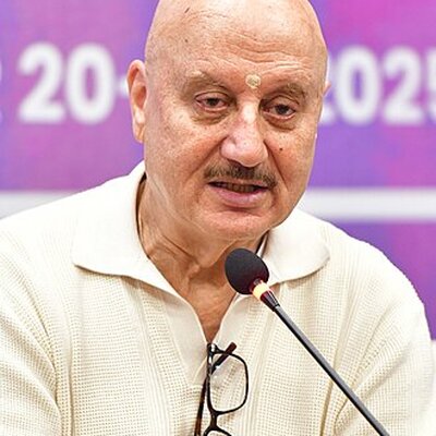 Portrait of Anupam Kher