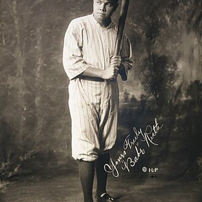 Portrait of Babe Ruth