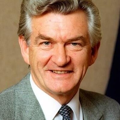 Portrait of Bob Hawke