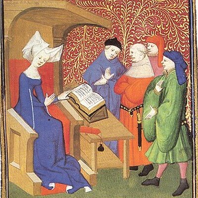 Portrait of Christine De Pisan