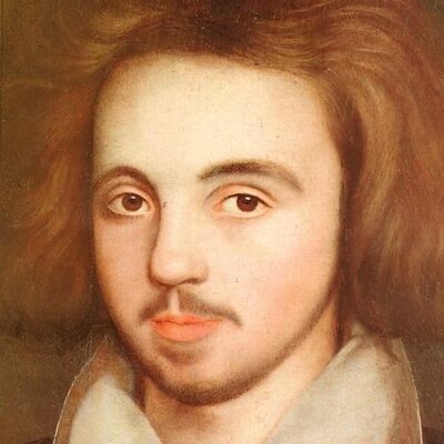 Portrait of Christopher Marlowe