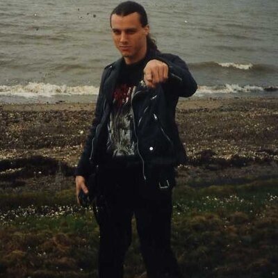 Portrait of Chuck Schuldiner