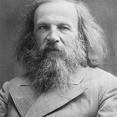 Portrait of Dmitri Mendeleev